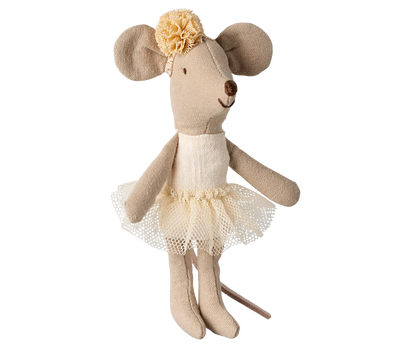 Ballerina Mouse Little Sister - Off White