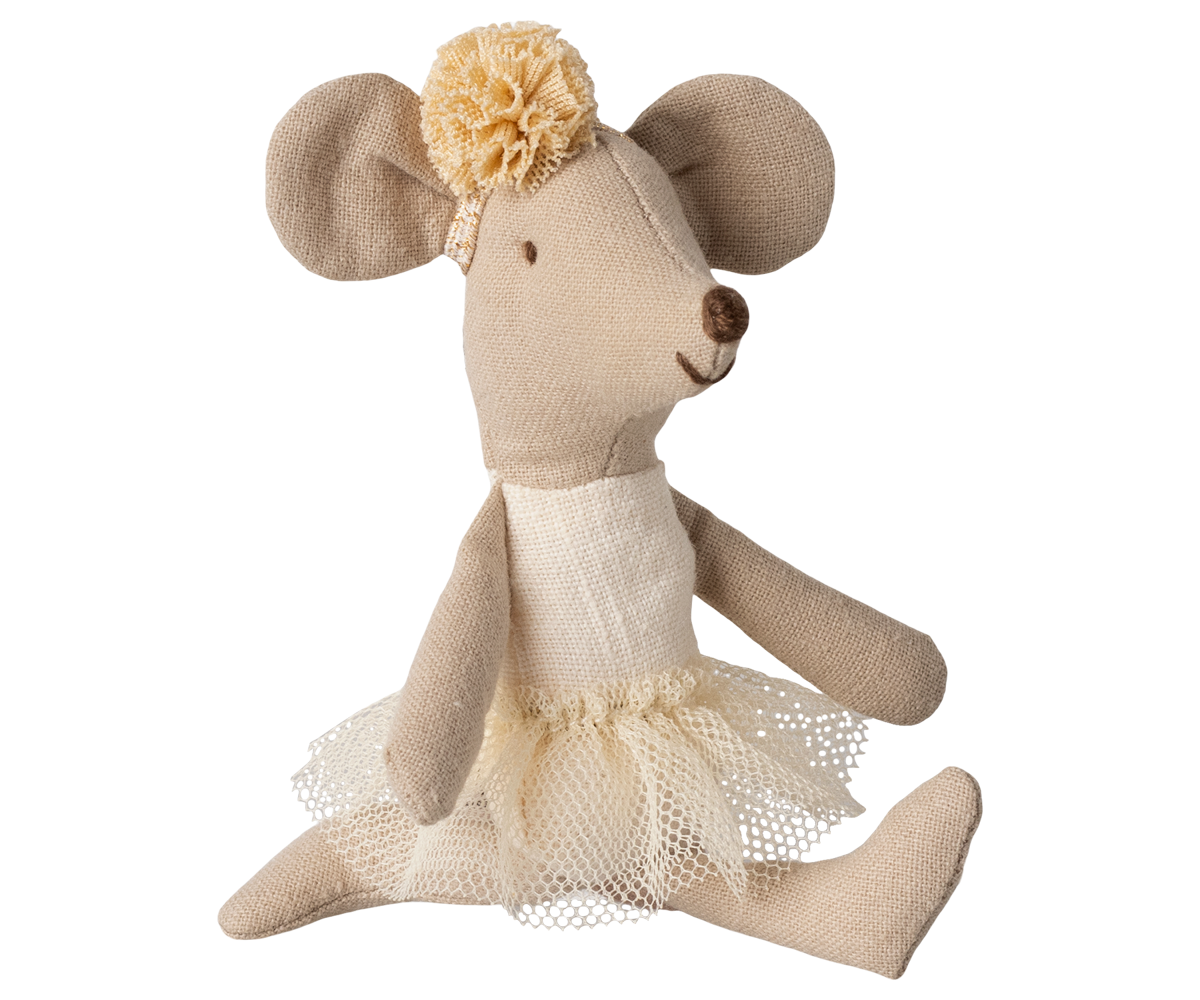 Ballerina Mouse Little Sister - Off White