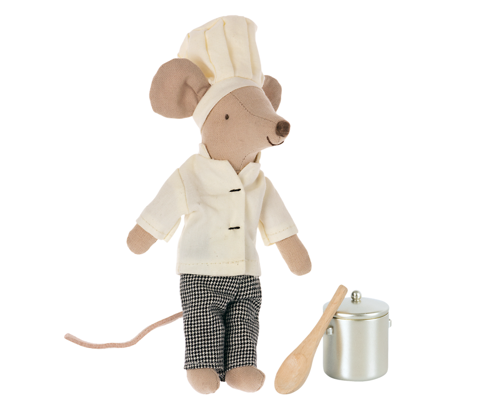 Chef Mouse with Soup Pot and Spoon - Big Brother