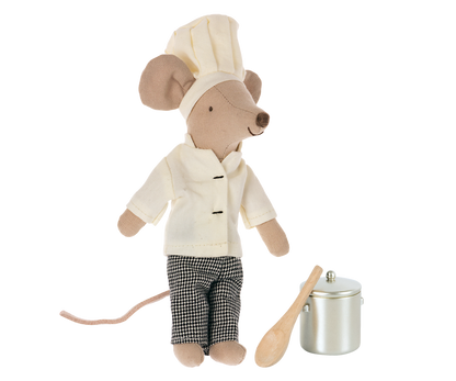 Chef Mouse with Soup Pot and Spoon - Big Brother