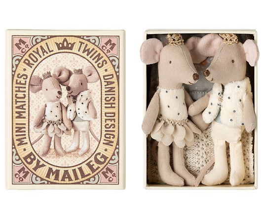 Royal Twin Mice, Little Sister and Brother in Matchbox