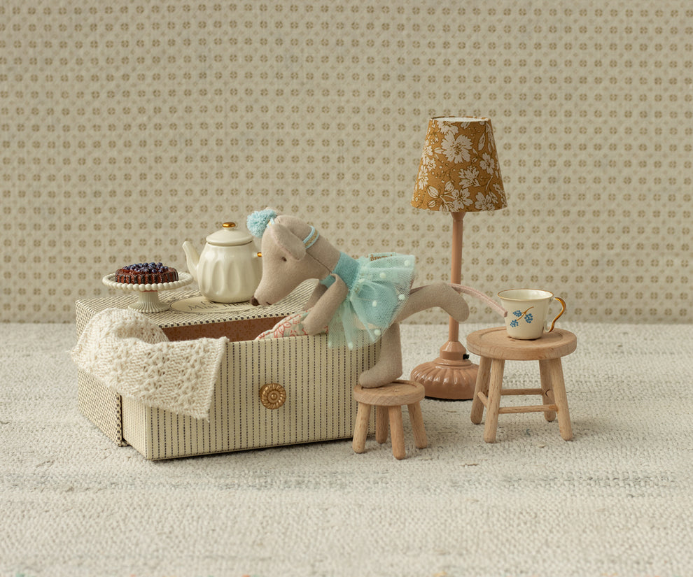 Dance Mouse in Daybed - Little Sister Blue Dress