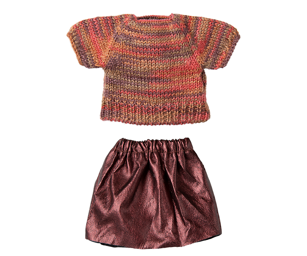 Skirt and Knitted Blouse - Mum Mouse