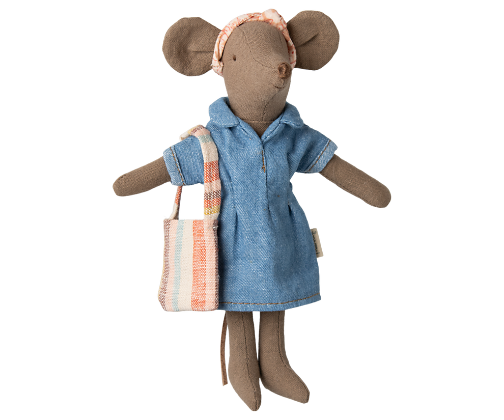Denim Dress and Bag - Mum Mouse