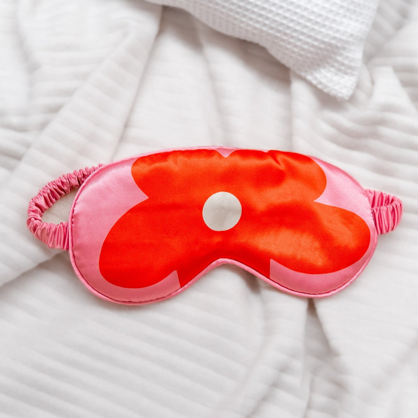 Eye Mask - Pink Flower