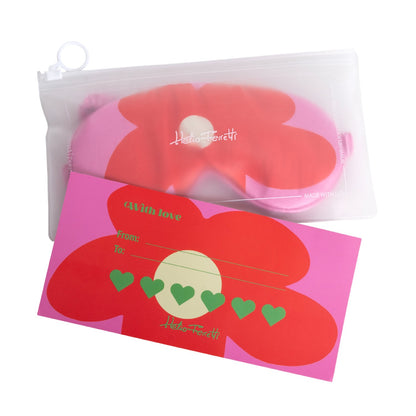 Eye Mask - Pink Flower
