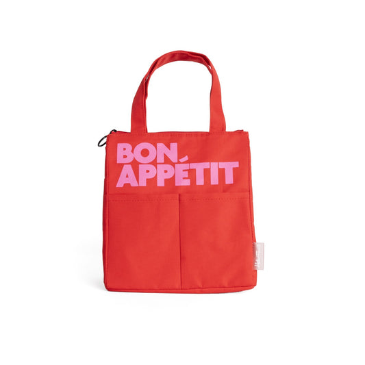 Bon Appetit Lunch Bag - Bright Red