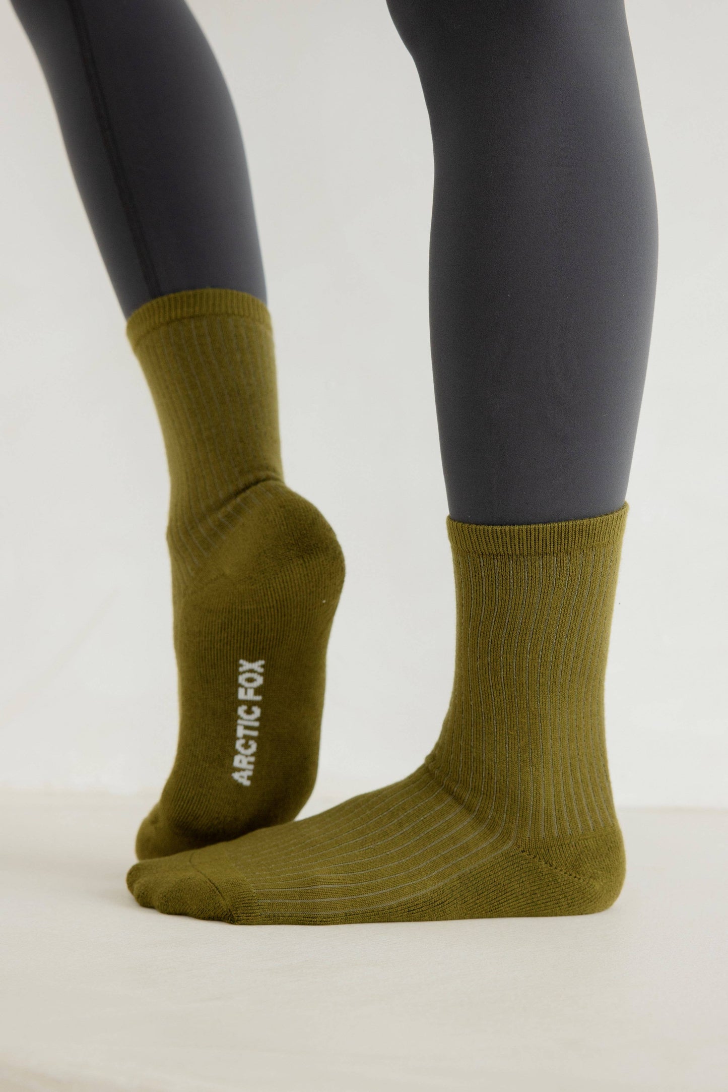 The Everyday Socks - 100% Bamboo - Khaki - AW25
