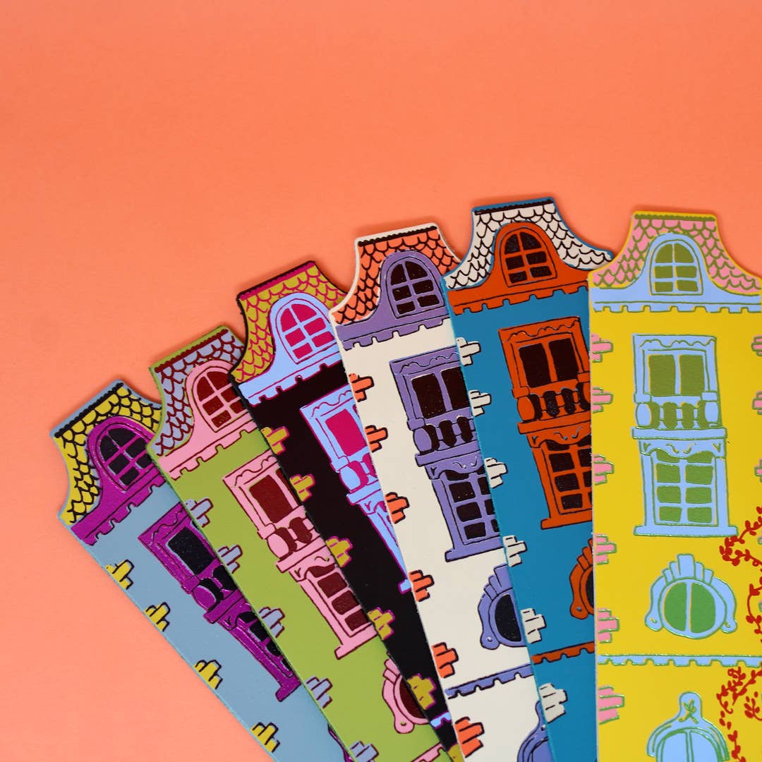 Dolls House Bookmark: Heritage Blue