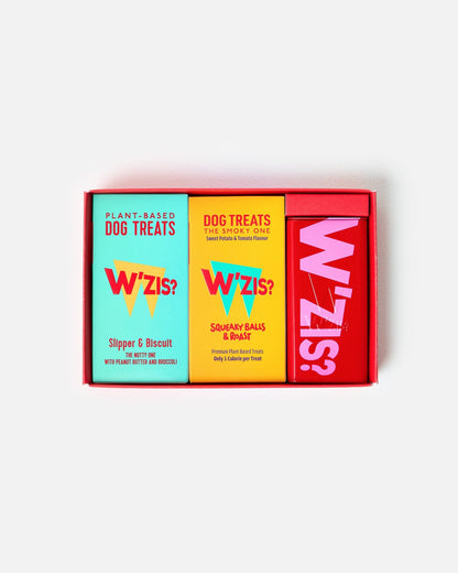 W'ZIS Dog Treats - Big Red Training Tin Gift Box