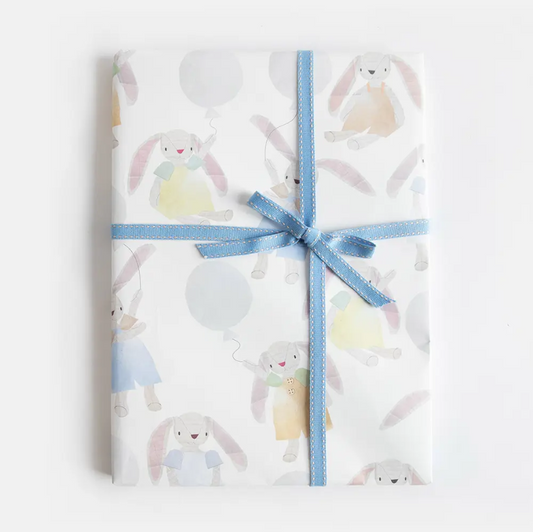 Rabbits & Balloons Wrapping Paper