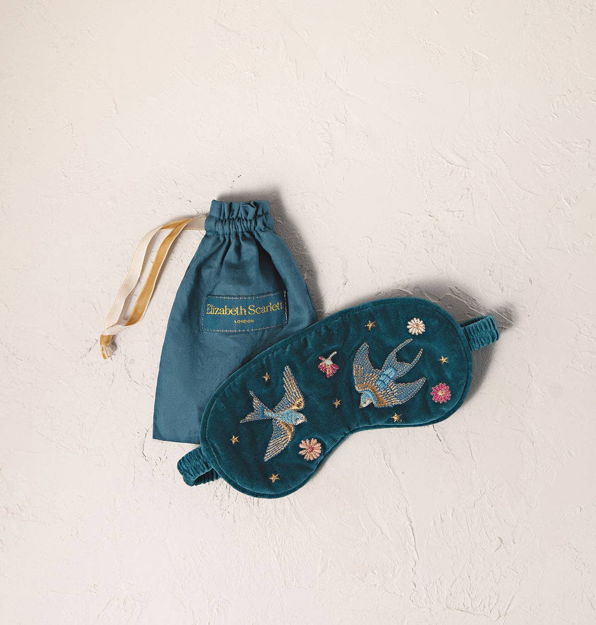 Swallows Eye Mask: Rich Blue / Velvet