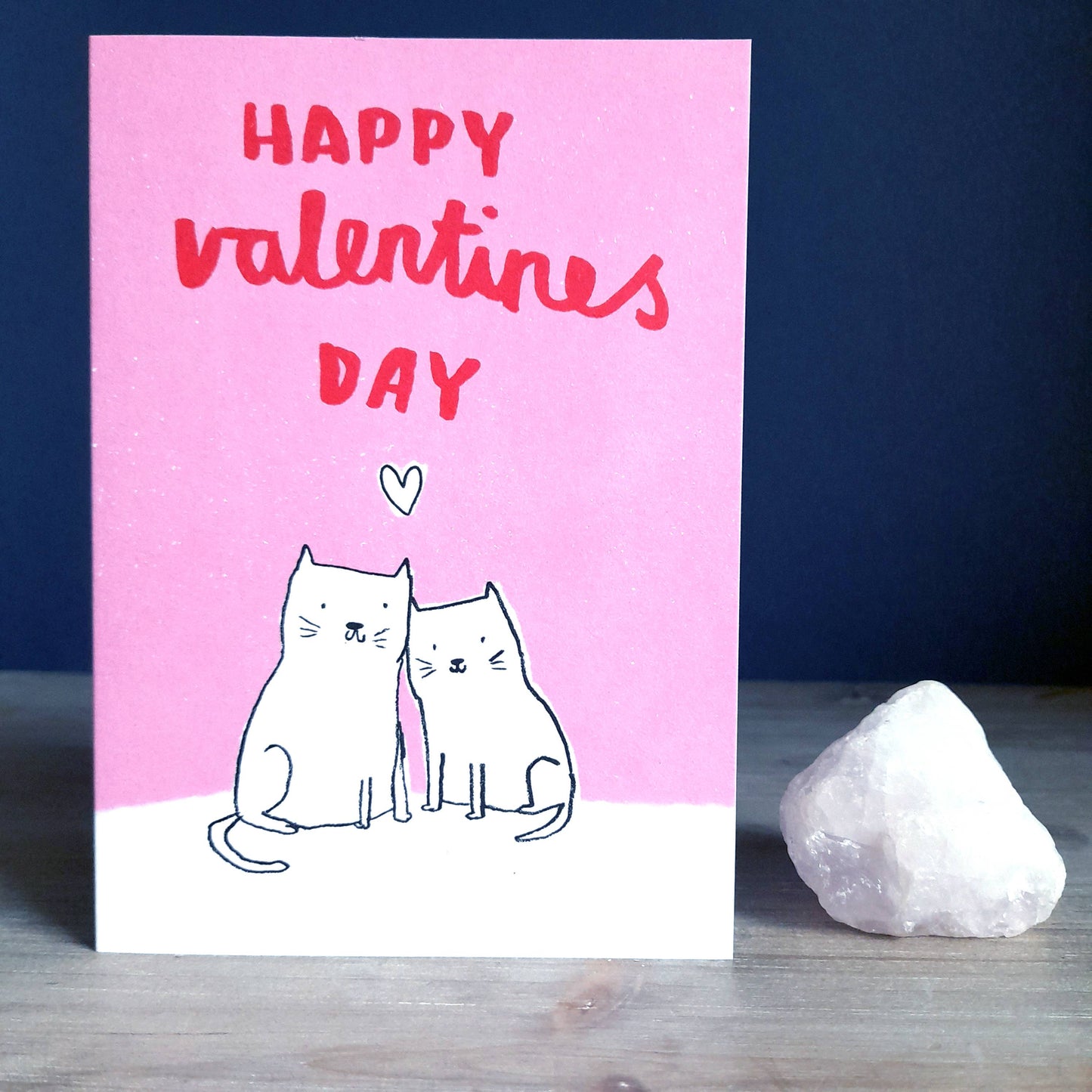 Happy Valentines Day Cats Love Card