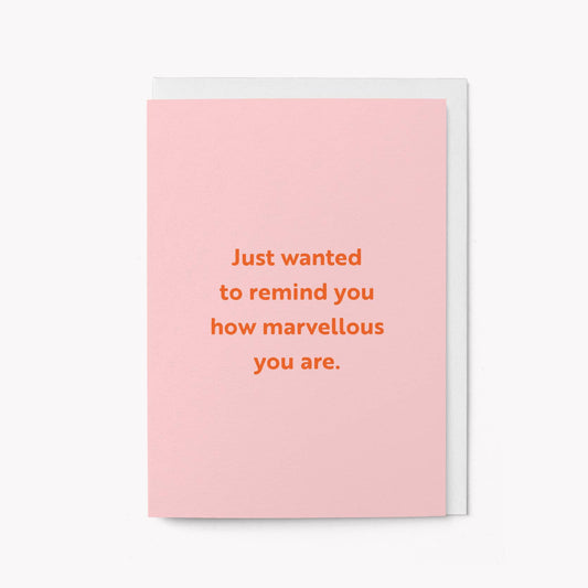 Just wanted to remind you