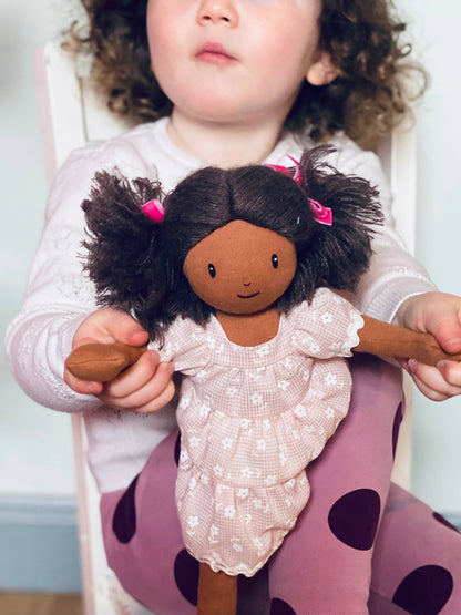 ThreadBear Mia Rag Doll - dressable rag doll 35cm