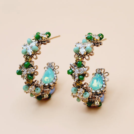 Handmade Earring - Green