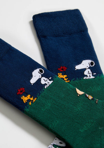 BeSnoopy Friends - 100% Organic Cotton Socks: Green / Intl / 36/40