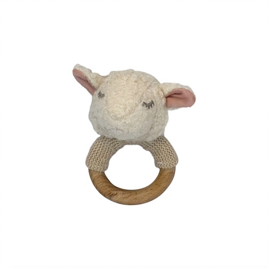 Mary the Lamb Teether rattle
