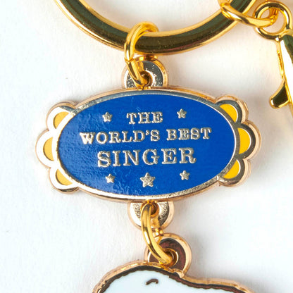 Peanuts World's Best Keyring Singer