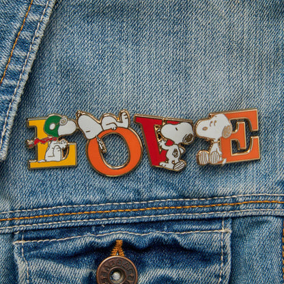 Peanuts Alphabet Pin - J