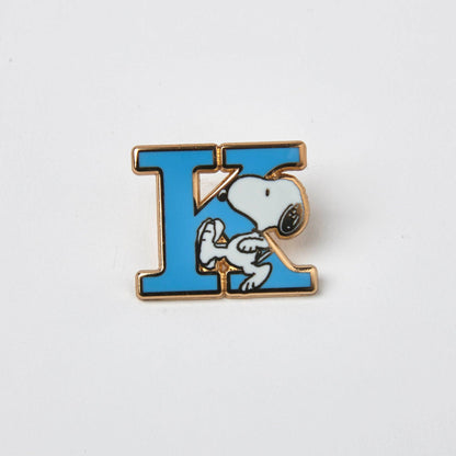 Peanuts Alphabet Pin - K