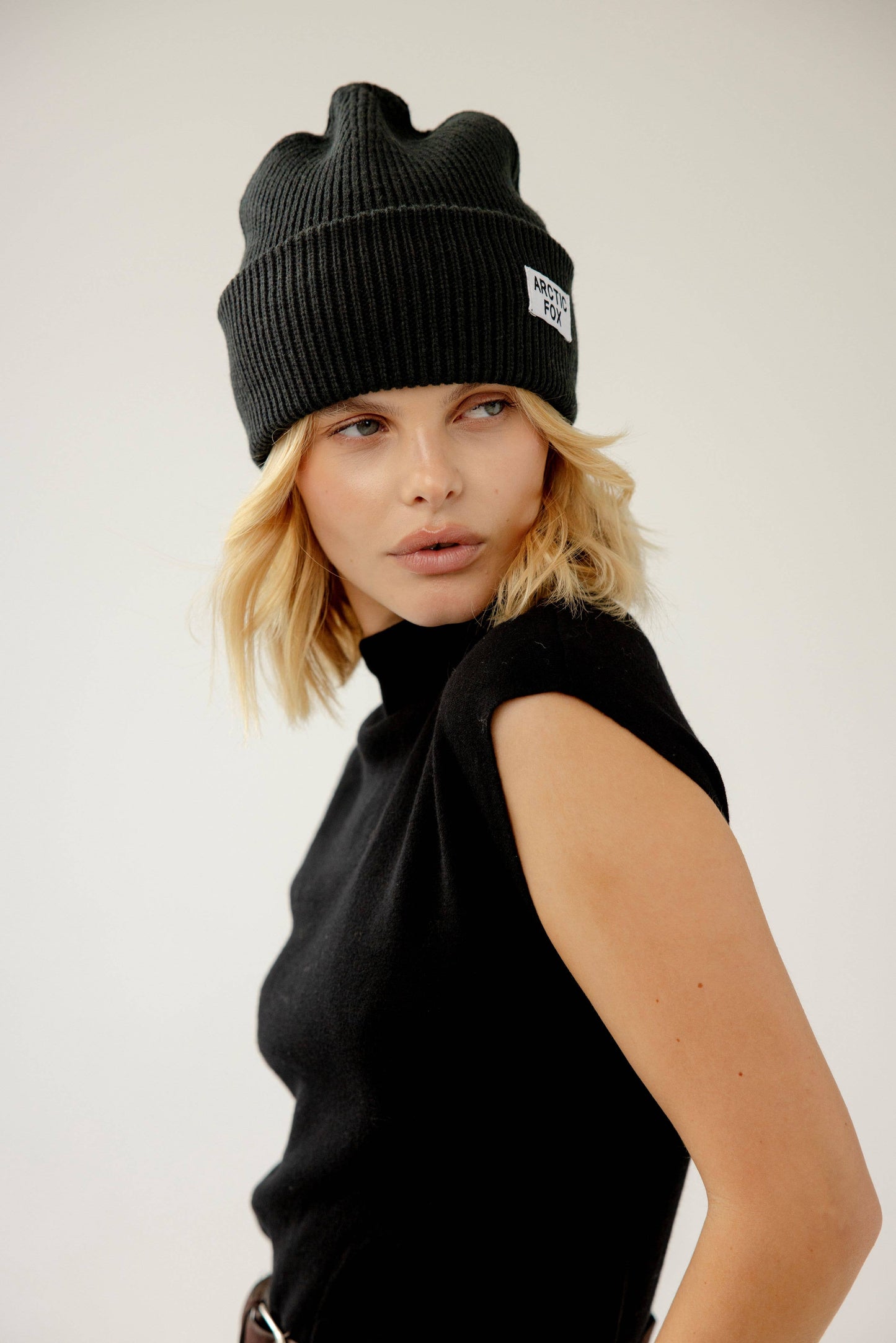Recycled Bottle Beanie - Black Onyx - AW25