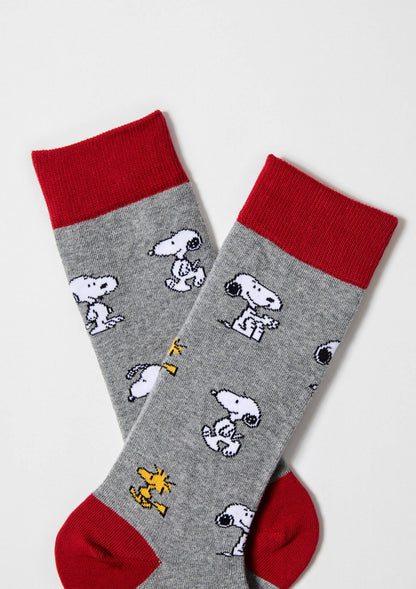 BeSnoopy Grey - 100% Organic Cotton Socks: Grey / Intl / 36/40