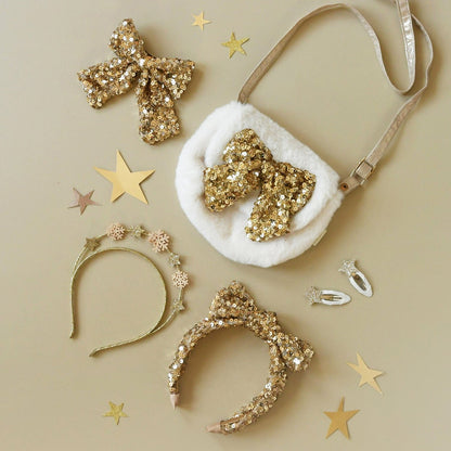 Sequin Bedazzle Sequin Bow Headband