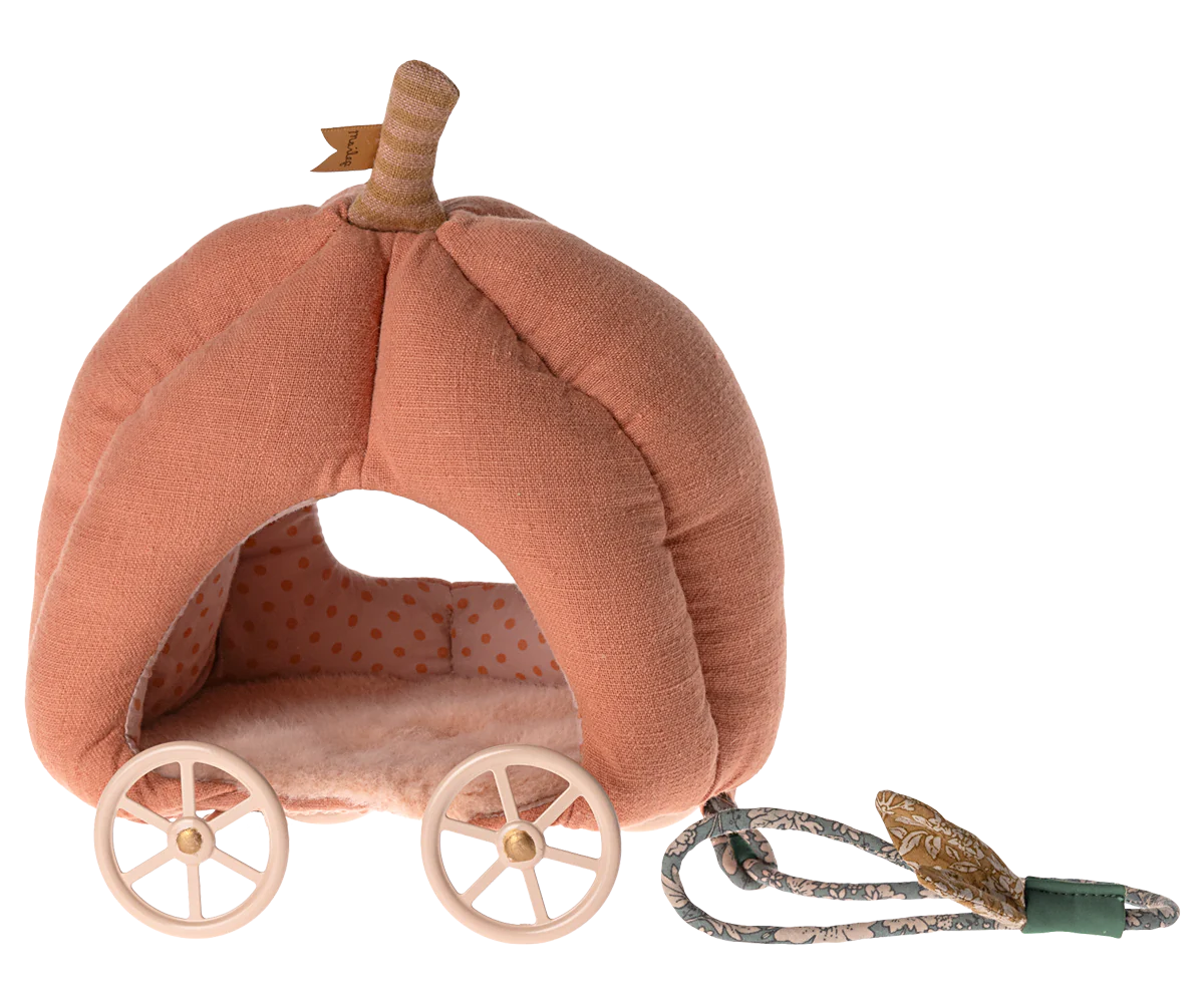 Maileg Pumpkin Carriage, Mouse