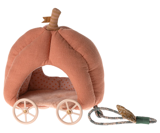 Maileg Pumpkin Carriage, Mouse