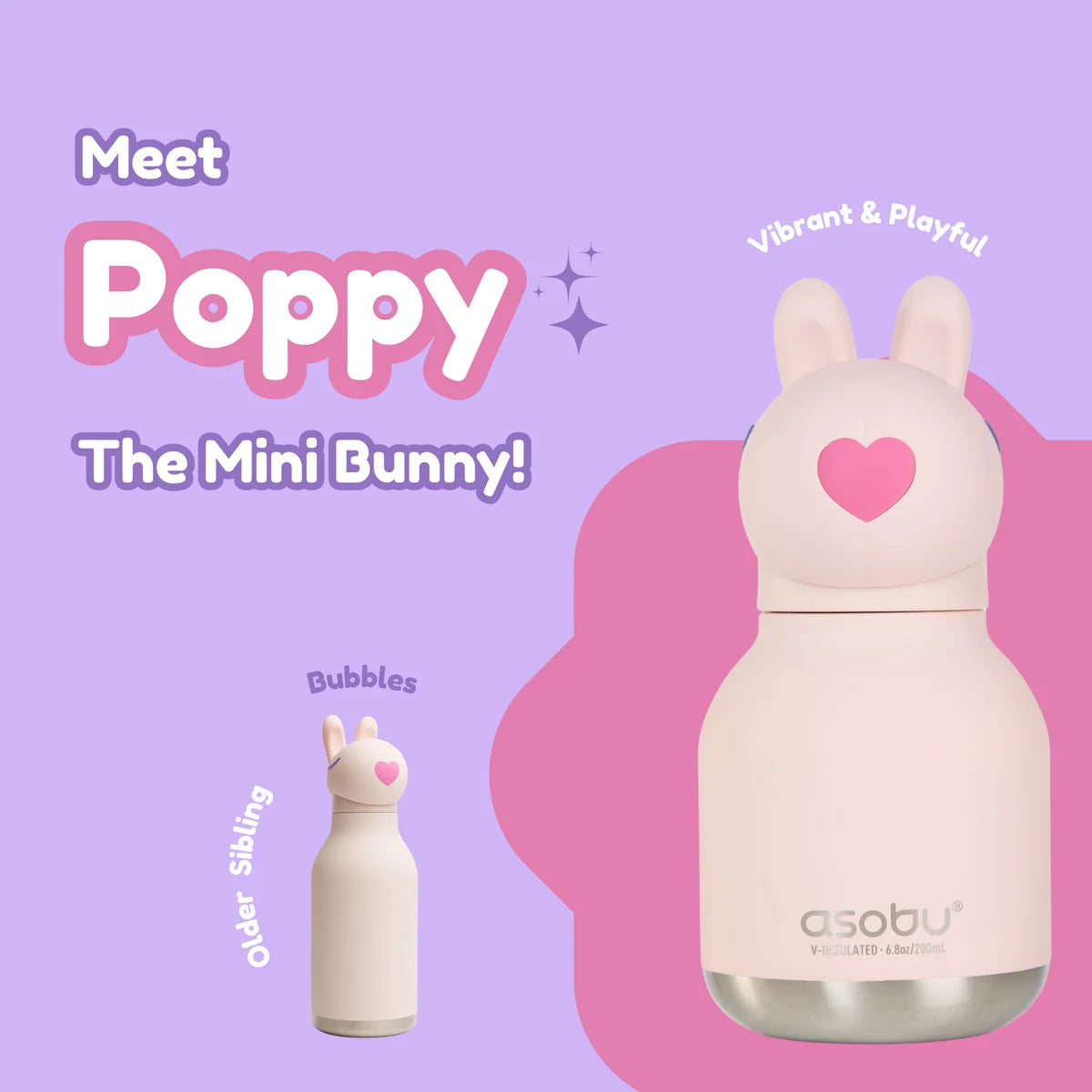 Bunny Asobu Bestie Mini Bottle