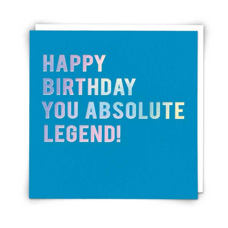 Bday Legend Greetings Card