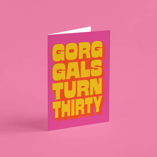 30th Birthday Card