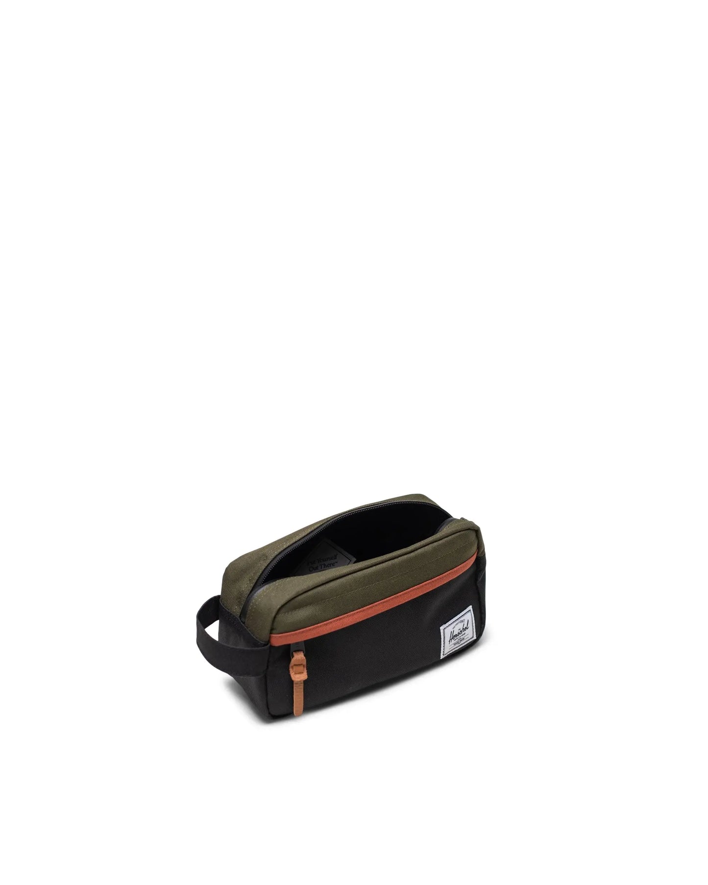 Herschel Chapter Small Travel Kit - Black/Ivy