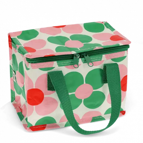 Pink And Green Daisy Lunch Bag