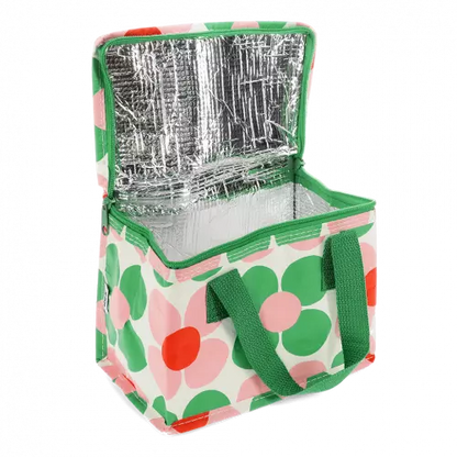 Pink And Green Daisy Lunch Bag