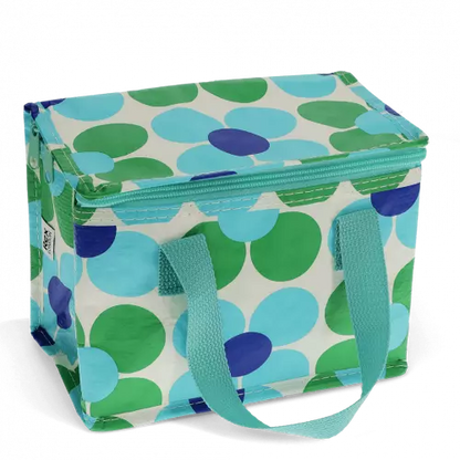 Blue And Green Daisy Lunch Bag