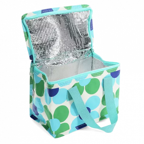 Blue And Green Daisy Lunch Bag