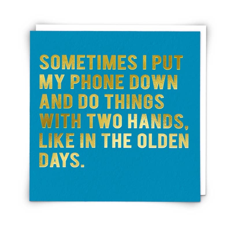 Olden Days Greeting Card