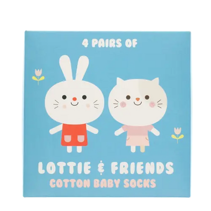 Socks -Set of 4 Lottie and Friends