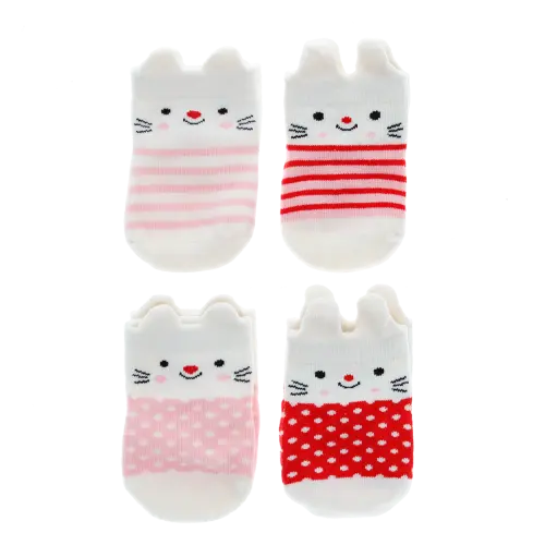 Socks -Set of 4 Lottie and Friends