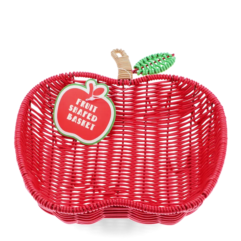 Summer fruit woven basket - Apple