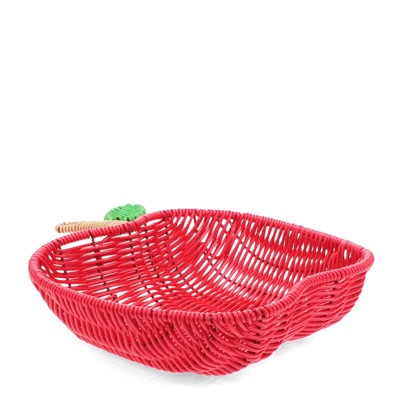 Summer fruit woven basket - Apple