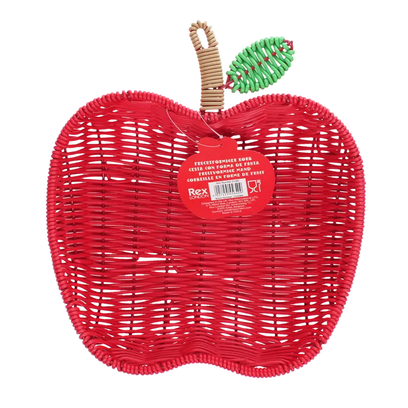 Summer fruit woven basket - Apple
