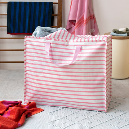Pink Stripes Jumbo Bag