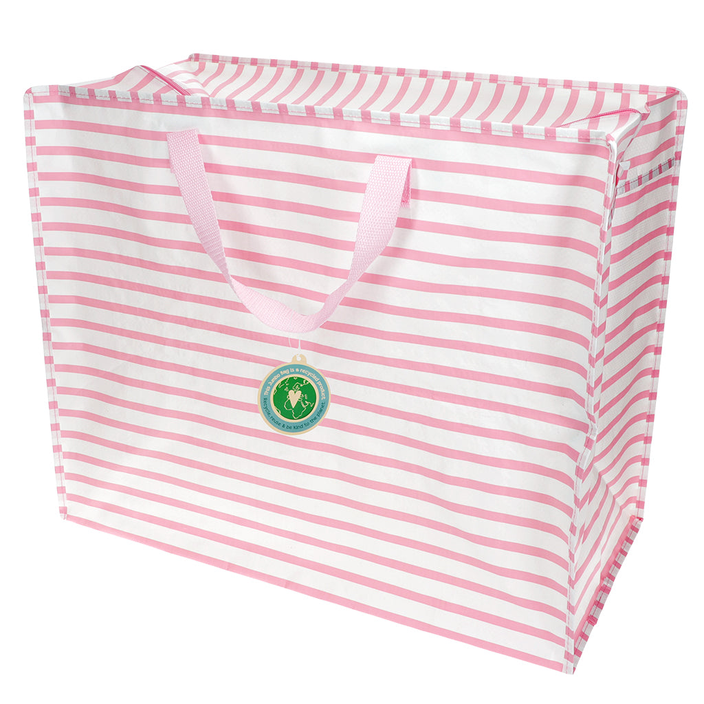 Pink Stripes Jumbo Bag