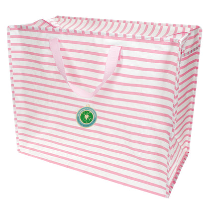 Pink Stripes Jumbo Bag