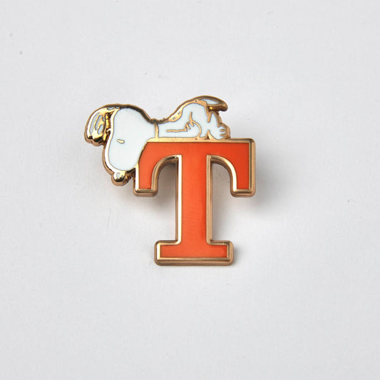 Peanuts Alphabet Pin - T