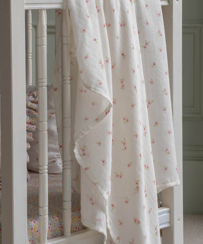 Extra Large Organic Baby Muslins, Single - Anemone