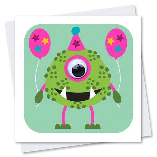 Bobbly Bob – Monster Birthday Card